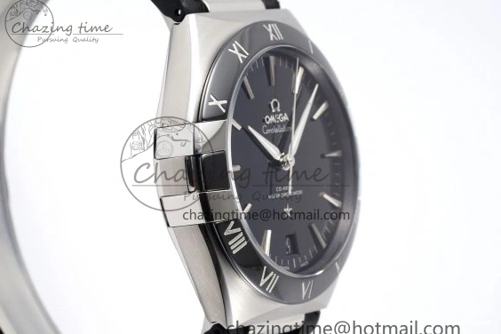 0303 Constellation Black Ceramic SS SBF 1:1 Best Edition Black Dial on Black Gummy Strap A8900 Super Clone TimelessDesign 7798